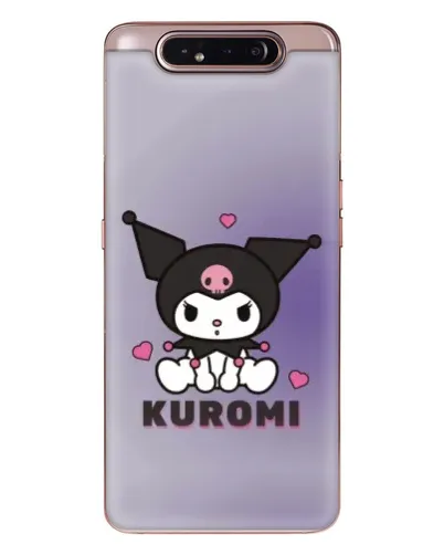 Чохол для Samsung Galaxy a80 2019 ( A805F ) з картинкою «Kuromi — фіолетовий арт»