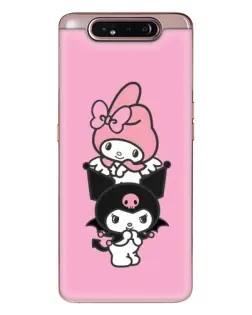 Чохол для Samsung Galaxy a80 2019 ( A805F ) з картинкою «My Melody та Kuromi» Чохол для Samsung Galaxy a80 2019 ( A805F ) з картинкою «My Melody та Kuromi»