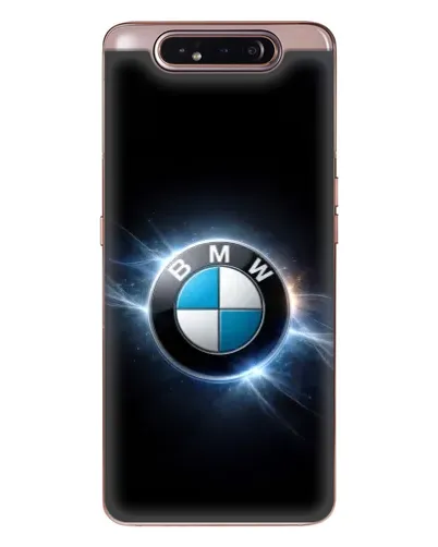 Чохол для Samsung Galaxy a80 2019 ( A805F ) з картинкою «BMW — неонове сяйво»