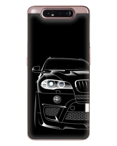 Чохол для Samsung Galaxy a80 2019 ( A805F ) з картинкою «Темний силует BMW»