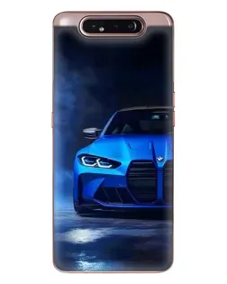 Чохол для Samsung Galaxy a80 2019 ( A805F ) з картинкою «Блакитна BMW M4» Чохол для Samsung Galaxy a80 2019 ( A805F ) з картинкою «Блакитна BMW M4»