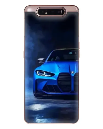 Чохол для Samsung Galaxy a80 2019 ( A805F ) з картинкою «Блакитна BMW M4»