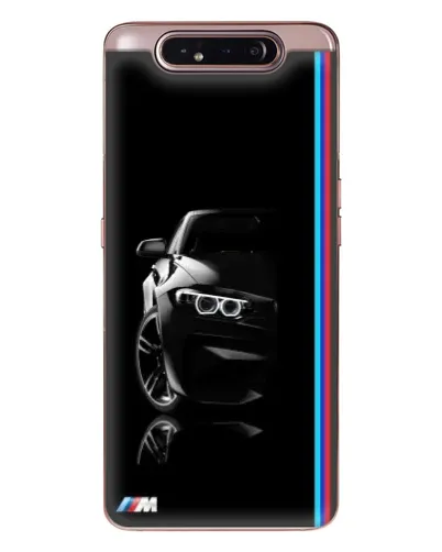 Чохол для Samsung Galaxy a80 2019 ( A805F ) з картинкою «Силует BMW в темряві»