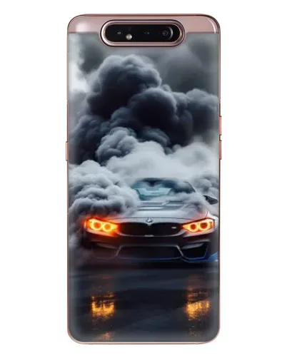 Чохол для Samsung Galaxy a80 2019 ( A805F ) з картинкою «BMW у диму»