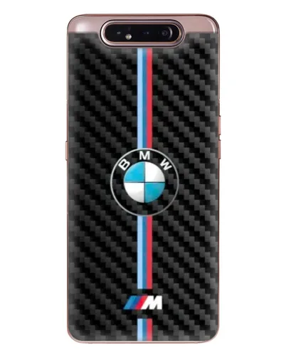 Чохол для Samsung Galaxy a80 2019 ( A805F ) з картинкою «Емблема BMW та карбон»