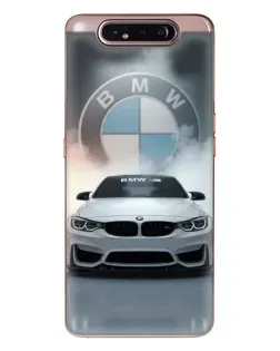 Чохол для Samsung Galaxy a80 2019 ( A805F ) з картинкою «BMW в білому диму» Чохол для Samsung Galaxy a80 2019 ( A805F ) з картинкою «BMW в білому диму»