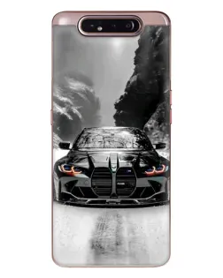 Чохол для Samsung Galaxy a80 2019 ( A805F ) з картинкою «BMW — акварельний дрифт» Чохол для Samsung Galaxy a80 2019 ( A805F ) з картинкою «BMW — акварельний дрифт»