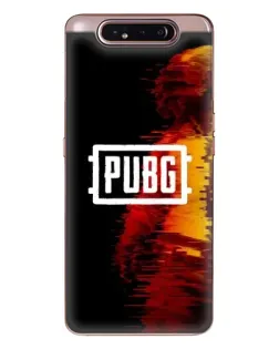 Чехол для Samsung Galaxy a80 2019 ( A805F ) с картинкой «Яркий логотип PUBG»