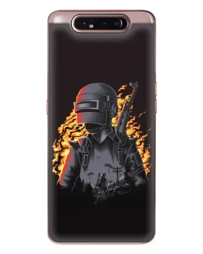 Чехол для Samsung Galaxy a80 2019 ( A805F ) с картинкой «PUBG — огненный силуэт» Чехол для Samsung Galaxy a80 2019 ( A805F ) с картинкой «PUBG — огненный силуэт»