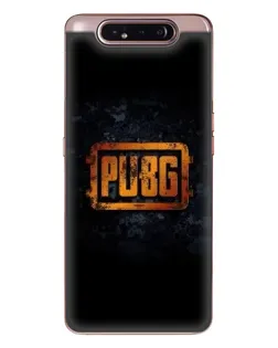 Чехол для Samsung Galaxy a80 2019 ( A805F ) с картинкой «PUBG — золотой логотип»