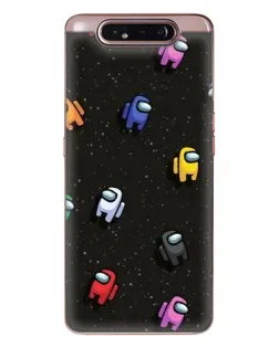 Чохол для Samsung Galaxy a80 2019 ( A805F ) з картинкою «Космічний патерн Among Us»