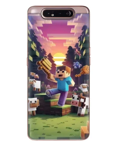 Чохол для Samsung Galaxy a80 2019 ( A805F ) з картинкою «Стів на фермі» Чохол для Samsung Galaxy a80 2019 ( A805F ) з картинкою «Стів на фермі»