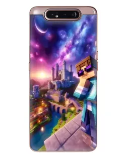 Чохол для Samsung Galaxy a80 2019 ( A805F ) з картинкою «Стів та космос»