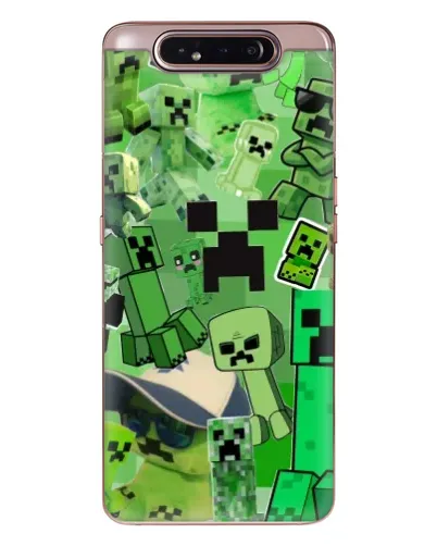 Чохол для Samsung Galaxy a80 2019 ( A805F ) з картинкою «Кріпери Minecraft» Чохол для Samsung Galaxy a80 2019 ( A805F ) з картинкою «Кріпери Minecraft»