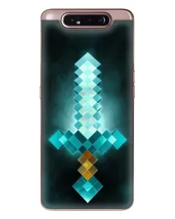 Чохол для Samsung Galaxy a80 2019 ( A805F ) з картинкою «Алмазний меч неон»