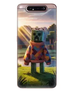 Чохол для Samsung Galaxy a80 2019 ( A805F ) з картинкою «Кріпер у светрі»