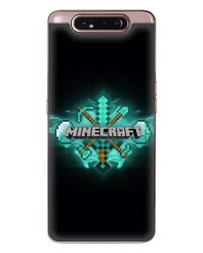 Чохол для Samsung Galaxy a80 2019 ( A805F ) з картинкою «Minecraft Diamond лого» Чохол для Samsung Galaxy a80 2019 ( A805F ) з картинкою «Minecraft Diamond лого»