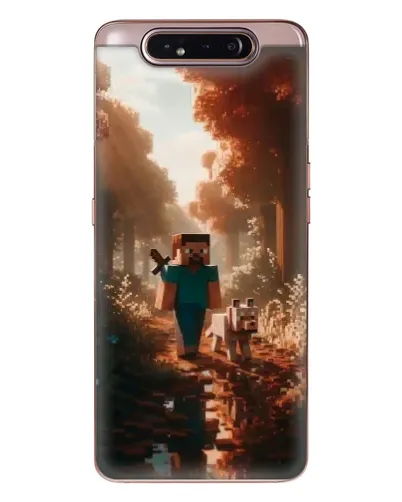 Чохол для Samsung Galaxy a80 2019 ( A805F ) з картинкою «Стів у лісі» Чохол для Samsung Galaxy a80 2019 ( A805F ) з картинкою «Стів у лісі»