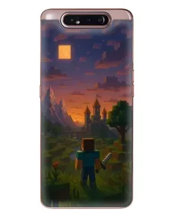 Чохол для Samsung Galaxy a80 2019 ( A805F ) з картинкою «Стів біля вежі»