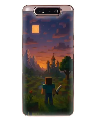 Чохол для Samsung Galaxy a80 2019 ( A805F ) з картинкою «Стів біля вежі» Чохол для Samsung Galaxy a80 2019 ( A805F ) з картинкою «Стів біля вежі»
