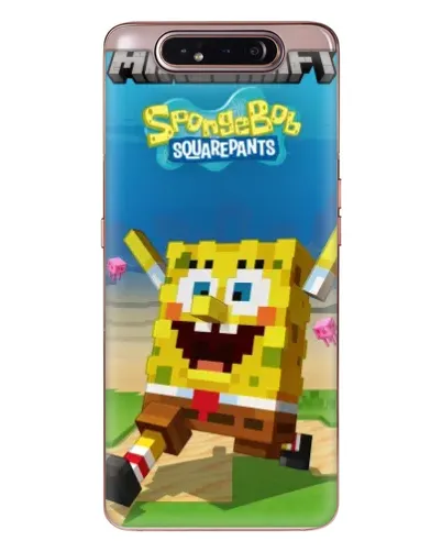 Чехол для Samsung Galaxy a80 2019 ( A805F ) с картинкой «Губка Боб Minecraft» Чехол для Samsung Galaxy a80 2019 ( A805F ) с картинкой «Губка Боб Minecraft»
