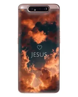 Чехол для Samsung Galaxy a80 2019 ( A805F ) с картинкой «Сияние Имени Jesus»