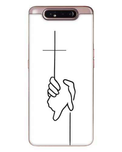 Чехол для Samsung Galaxy a80 2019 ( A805F ) с картинкой «Рука держит»