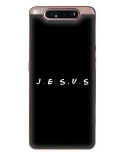 Чехол для Samsung Galaxy a80 2019 ( A805F ) с картинкой «Точки веры J.E.S.U.S.»