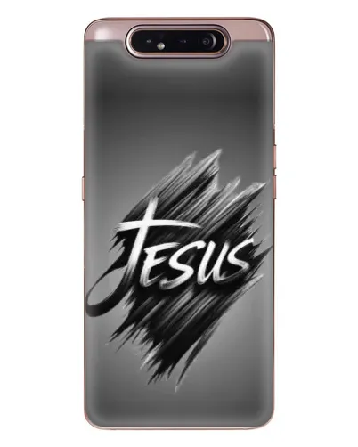 Чехол для Samsung Galaxy a80 2019 ( A805F ) с картинкой «Надпись Jesus Graffiti»