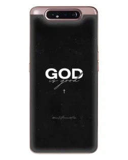 Чехол для Samsung Galaxy a80 2019 ( A805F ) с картинкой «GOD — Бог над всем»