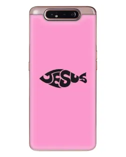 Чехол для Samsung Galaxy a80 2019 ( A805F ) с картинкой «Розовый символ  Jesus»