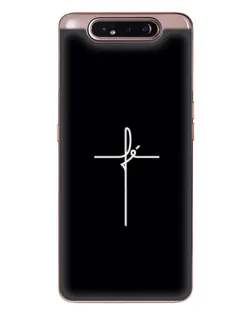 Чехол для Samsung Galaxy a80 2019 ( A805F ) с картинкой «Тонкий крест»