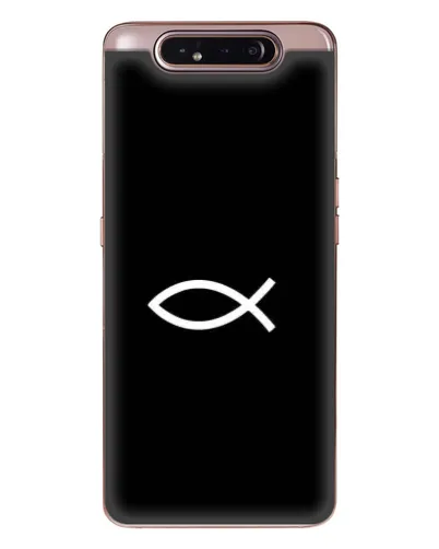 Чехол для Samsung Galaxy a80 2019 ( A805F ) с картинкой «Символ рыбы Jesus» Чехол для Samsung Galaxy a80 2019 ( A805F ) с картинкой «Символ рыбы Jesus»