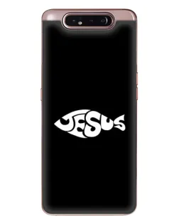 Чехол для Samsung Galaxy a80 2019 ( A805F ) с картинкой «Рыба Jesus»