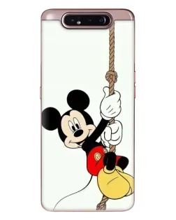 Чехол для Samsung Galaxy a80 2019 ( A805F ) с картинкой «Mickey на канате»