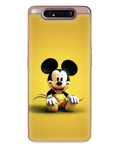 Чехол для Samsung Galaxy a80 2019 ( A805F ) с картинкой «Микки на желтом»