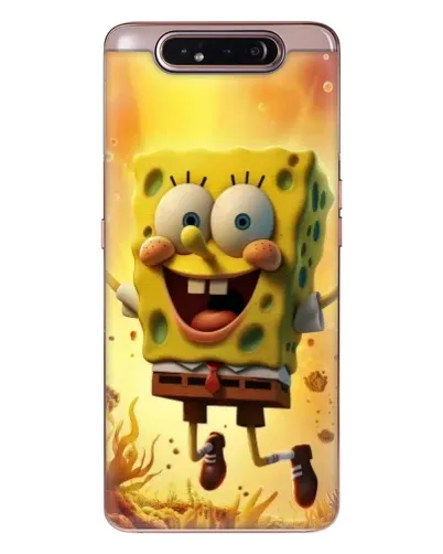 Чехол для Samsung Galaxy a80 2019 ( A805F ) с картинкой «Губка Боб прыгает» Чехол для Samsung Galaxy a80 2019 ( A805F ) с картинкой «Губка Боб прыгает»