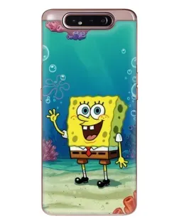 Чехол для Samsung Galaxy a80 2019 ( A805F ) с картинкой «Подводный привет»