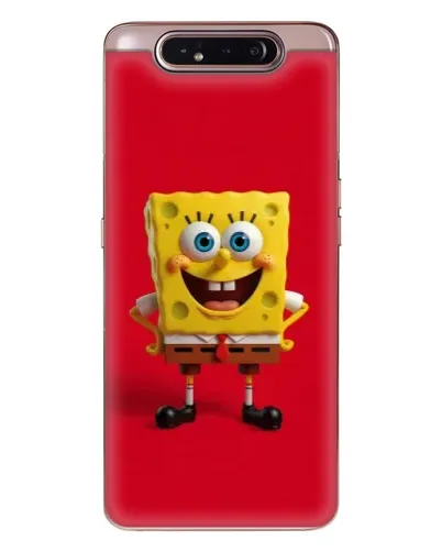 Чехол для Samsung Galaxy a80 2019 ( A805F ) с картинкой «Спанч Боб на красном» Чехол для Samsung Galaxy a80 2019 ( A805F ) с картинкой «Спанч Боб на красном»