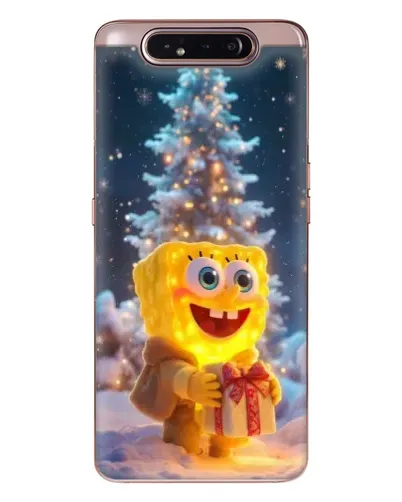 Чехол для Samsung Galaxy a80 2019 ( A805F ) с картинкой «Рождественский Спанч Боб» Чехол для Samsung Galaxy a80 2019 ( A805F ) с картинкой «Рождественский Спанч Боб»