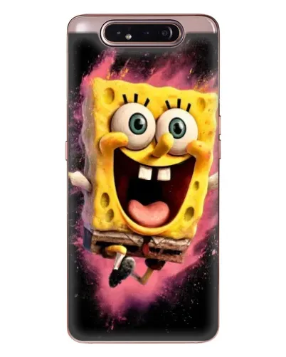 Чехол для Samsung Galaxy a80 2019 ( A805F ) с картинкой «Взрывной Спанч Боб» Чехол для Samsung Galaxy a80 2019 ( A805F ) с картинкой «Взрывной Спанч Боб»