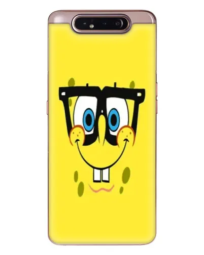 Чехол для Samsung Galaxy a80 2019 ( A805F ) с картинкой «Минималистичный Спанч Боб» Чехол для Samsung Galaxy a80 2019 ( A805F ) с картинкой «Минималистичный Спанч Боб»