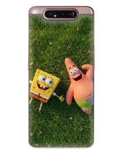 Чехол для Samsung Galaxy a80 2019 ( A805F ) с картинкой «Друзья на лужайке»