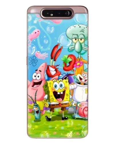 Чехол для Samsung Galaxy a80 2019 ( A805F ) с картинкой «Губка Боб и друзья» Чехол для Samsung Galaxy a80 2019 ( A805F ) с картинкой «Губка Боб и друзья»