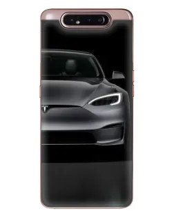 Чехол для Samsung Galaxy a80 2019 ( A805F ) с картинкой «Tesla Model S Look» Чехол для Samsung Galaxy a80 2019 ( A805F ) с картинкой «Tesla Model S Look»