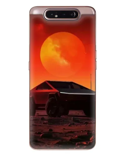 Чехол для Samsung Galaxy a80 2019 ( A805F ) с картинкой «Cybertruck на Марсе»