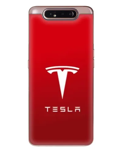 Чехол для Samsung Galaxy a80 2019 ( A805F ) с картинкой «Tesla Red Classic»