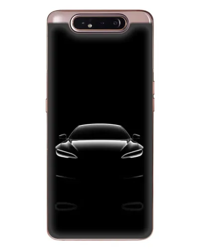 Чехол для Samsung Galaxy a80 2019 ( A805F ) с картинкой «Силуэт Tesla Night»