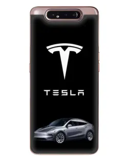 Чехол для Samsung Galaxy a80 2019 ( A805F ) с картинкой «Tesla Model Y» Чехол для Samsung Galaxy a80 2019 ( A805F ) с картинкой «Tesla Model Y»