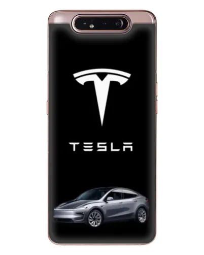 Чехол для Samsung Galaxy a80 2019 ( A805F ) с картинкой «Tesla Model Y»
